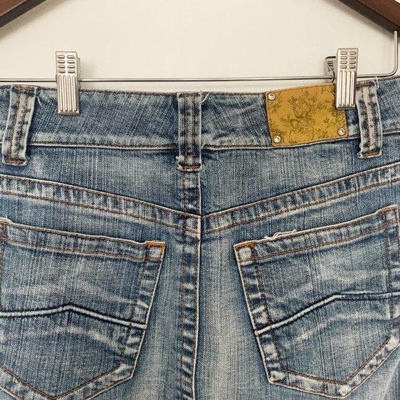 Armor Jeans, Jeans Mini Pencil Skirt, Vintage, Size 4 - Picture 7 of 14